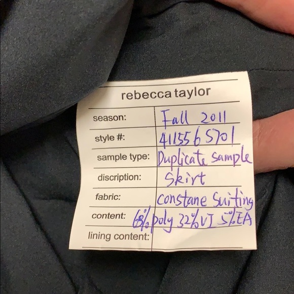 Rebecca Taylor contrast stitch pencil skirt - Picture 8 of 8